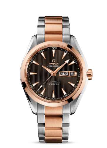 Omega Seamaster Aqua Terra 150M Co-Axial 43 Annual Calendar Stainless Steel / Red Gold / Grey / Bracelet